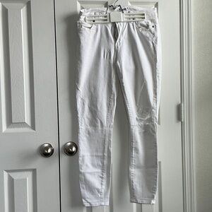 Paige Stylish White Skinny Jeans